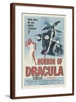 Dracula, Directed by Terence Fisher, 1958-null-Framed Giclee Print