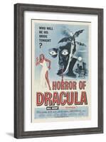 Dracula, Directed by Terence Fisher, 1958-null-Framed Giclee Print