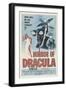 Dracula, Directed by Terence Fisher, 1958-null-Framed Giclee Print