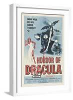 Dracula, Directed by Terence Fisher, 1958-null-Framed Giclee Print