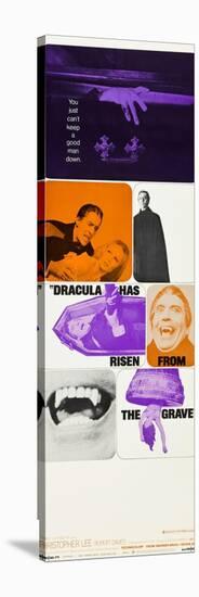 Dracula Has Risen From The Grave, Christopher Lee, Veronica Carlson, 1968-null-Stretched Canvas