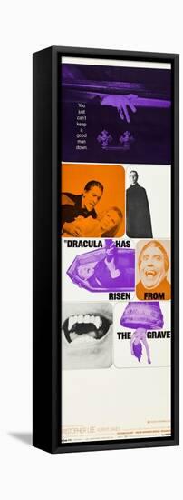 Dracula Has Risen From The Grave, Christopher Lee, Veronica Carlson, 1968-null-Framed Stretched Canvas