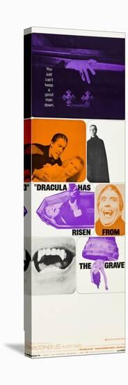 Dracula Has Risen From The Grave, Christopher Lee, Veronica Carlson, 1968-null-Stretched Canvas