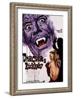 Dracula Has Risen from the Grave, Christopher Lee, Veronica Carlson, 1968-null-Framed Art Print