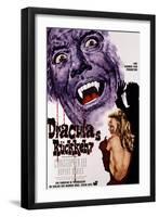 Dracula Has Risen from the Grave, Christopher Lee, Veronica Carlson, 1968-null-Framed Art Print