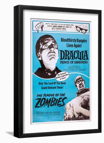 Dracula Prince of Darkness-null-Framed Art Print