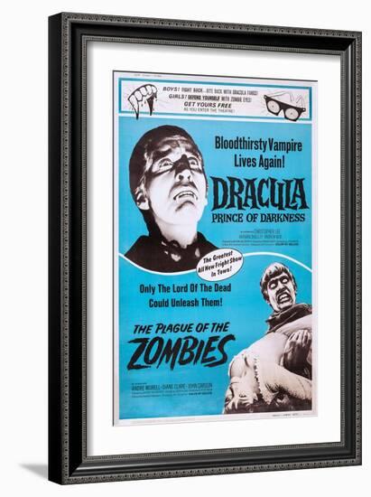 Dracula Prince of Darkness-null-Framed Art Print