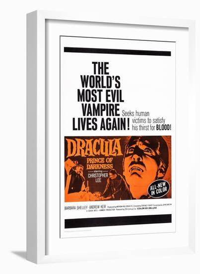 Dracula: Prince of Darkness-null-Framed Art Print