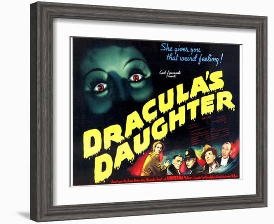 Dracula's Daughter-null-Framed Art Print