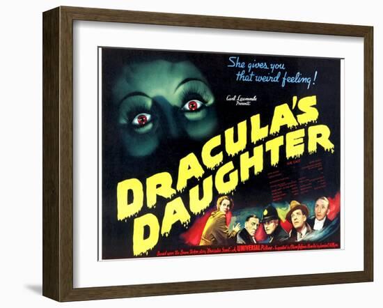 Dracula's Daughter-null-Framed Art Print