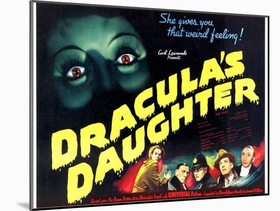 Dracula's Daughter-null-Mounted Art Print