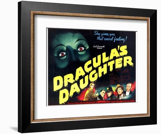 Dracula's Daughter-null-Framed Art Print