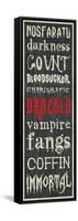 Dracula Sign-Erin Clark-Framed Stretched Canvas