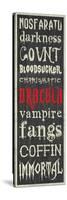 Dracula Sign-Erin Clark-Stretched Canvas
