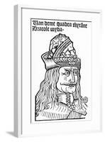 Dracula (Vlad Tepes), 1488-93-German School-Framed Giclee Print