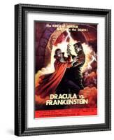 Dracula vs. Frankenstein, Zandor Vorkov, John Bloom, 1971-null-Framed Art Print