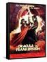 Dracula vs. Frankenstein, Zandor Vorkov, John Bloom, 1971-null-Framed Stretched Canvas