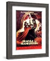 Dracula vs. Frankenstein, Zandor Vorkov, John Bloom, 1971-null-Framed Art Print