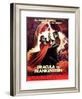 Dracula vs. Frankenstein, Zandor Vorkov, John Bloom, 1971-null-Framed Art Print