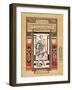 Draft of a Certificate for Meritorious Service-Richard Roland Holst-Framed Art Print