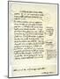 Draft of Albrecht Durer's Dedication to Bilibald Pirckheimer, C1523-Albrecht Durer-Mounted Giclee Print