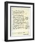 Draft of Albrecht Durer's Dedication to Bilibald Pirckheimer, C1523-Albrecht Durer-Framed Giclee Print