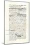 Draft of the Declaration of Independence in Jefferson's Handwriting, Page 1-null-Mounted Giclee Print