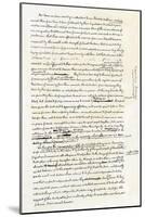 Draft of the Declaration of Independence in Jefferson's Handwriting, Page 4-null-Mounted Giclee Print