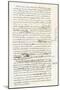 Draft of the Declaration of Independence in Jefferson's Handwriting, Page 4-null-Mounted Giclee Print