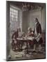 Drafting the Declaration of Independence-Jean Leon Gerome Ferris-Mounted Premium Giclee Print