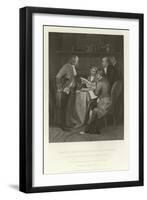 Drafting the Declaration of Independence-Alonzo Chappel-Framed Giclee Print