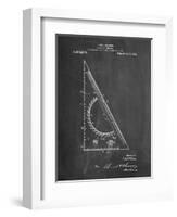 Drafting Triangle 1922 Patent-Cole Borders-Framed Art Print