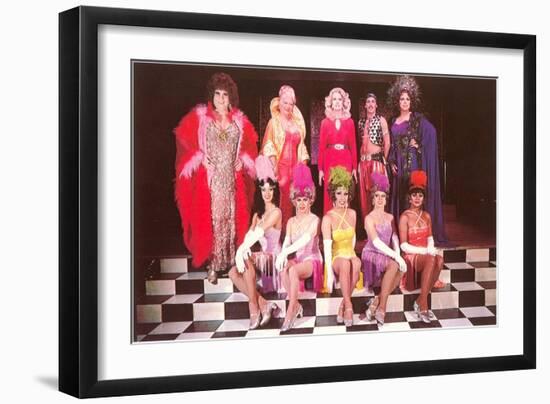 Drag Queens-null-Framed Art Print