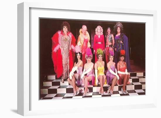 Drag Queens-null-Framed Art Print