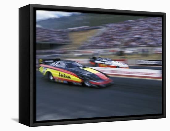 Drag Racing, Denver, Colorado, USA-null-Framed Stretched Canvas