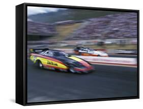 Drag Racing, Denver, Colorado, USA-null-Framed Stretched Canvas