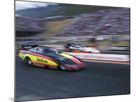 Drag Racing, Denver, Colorado, USA-null-Mounted Photographic Print