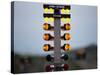 Drag Racing Starting Christmas Lights-null-Stretched Canvas