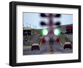 Drag Racing Starting Lights-null-Framed Photographic Print