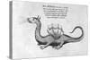 Dragon, 1678-Athanasius Kircher-Stretched Canvas