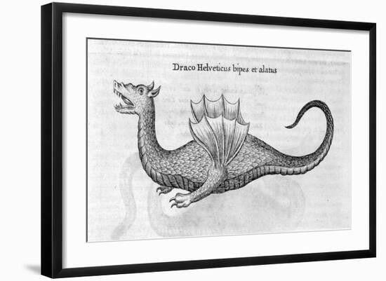 Dragon, 1678-Athanasius Kircher-Framed Giclee Print