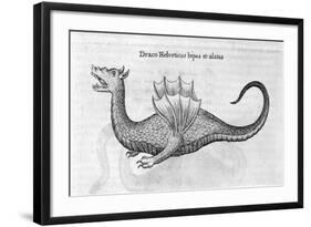 Dragon, 1678-Athanasius Kircher-Framed Giclee Print