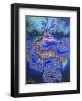 Dragon 2-Martin Nasim-Framed Giclee Print