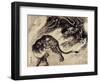 Dragon and Tiger-Kyosai Kawanabe-Framed Premium Giclee Print