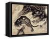 Dragon and Tiger-Kyosai Kawanabe-Framed Stretched Canvas