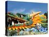 Dragon at Haw Par Villa, Singapore-Bill Bachmann-Stretched Canvas