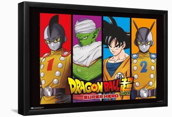 Dragon Ball Super: Super Hero - Panels-Trends International-Framed Poster