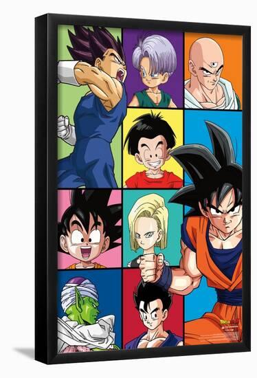 Dragon Ball Z - Grid-Trends International-Framed Poster