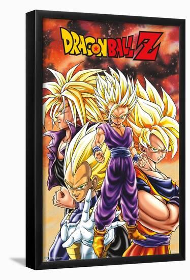 Dragon Ball Z - Saiyans-Trends International-Framed Poster