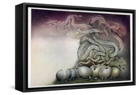 Dragon Birth-Wayne Anderson-Framed Stretched Canvas